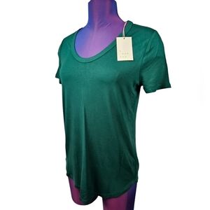 NWT A New Day Green Relaxed Fit Tee Shirt Size XS Women's‎